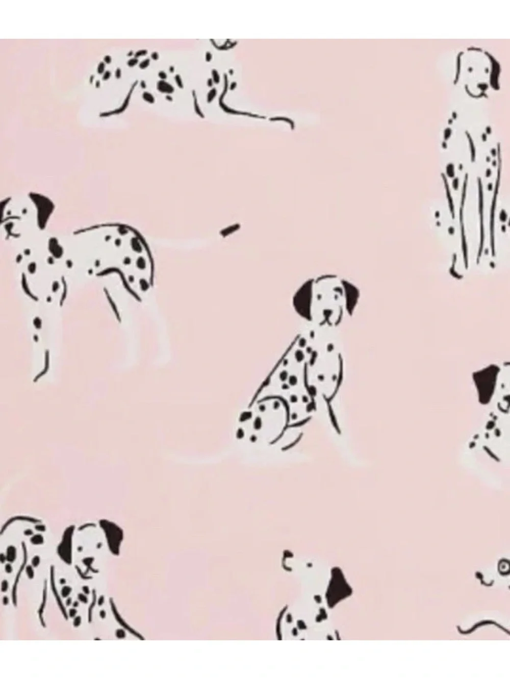 NWT Kate Spade Dog Dalmations Themed Short Sleeve Shortie Pajama Set pjs